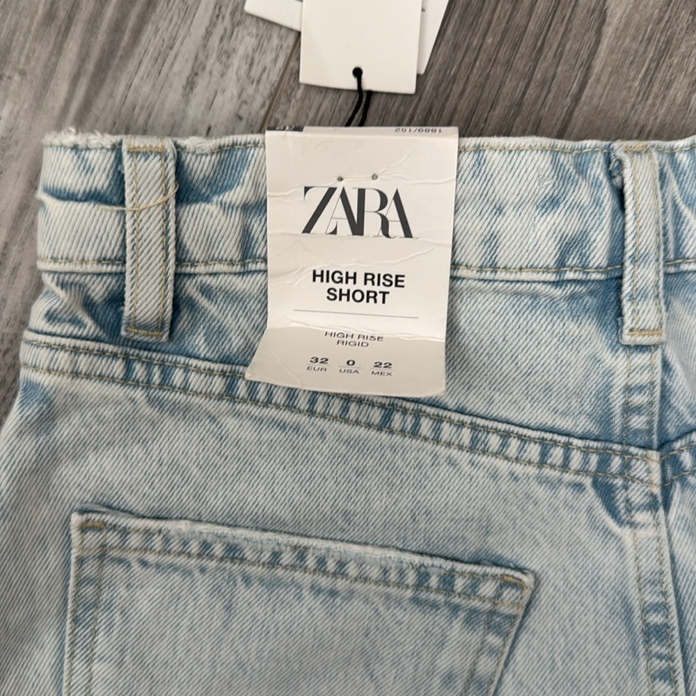 Women's Light Blue Denim Shorts - Picture 11 of 12